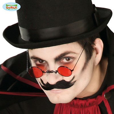 Sonnenbrille Vampir rot