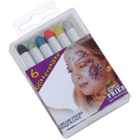 6 Schminkstifte Glitter 6 Schminkstifte Glitter