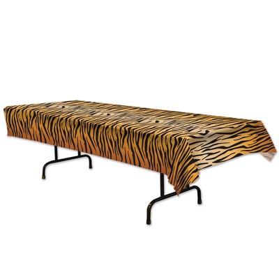 Plastiktischdecke Tiger-Muster