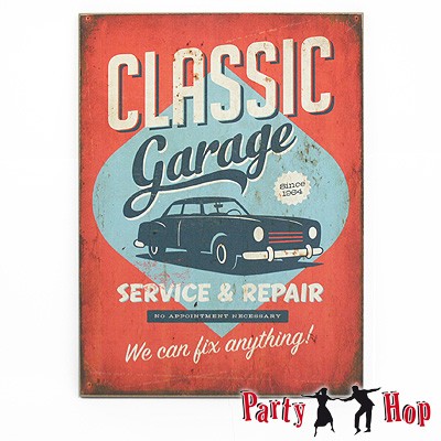 Deko-Bild Classic Garage 30x40 cm