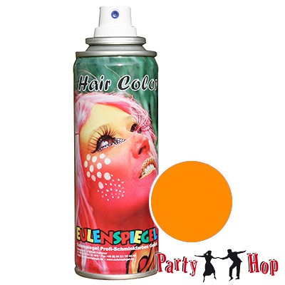Farbiges Haarspray knallig Orange 125ml