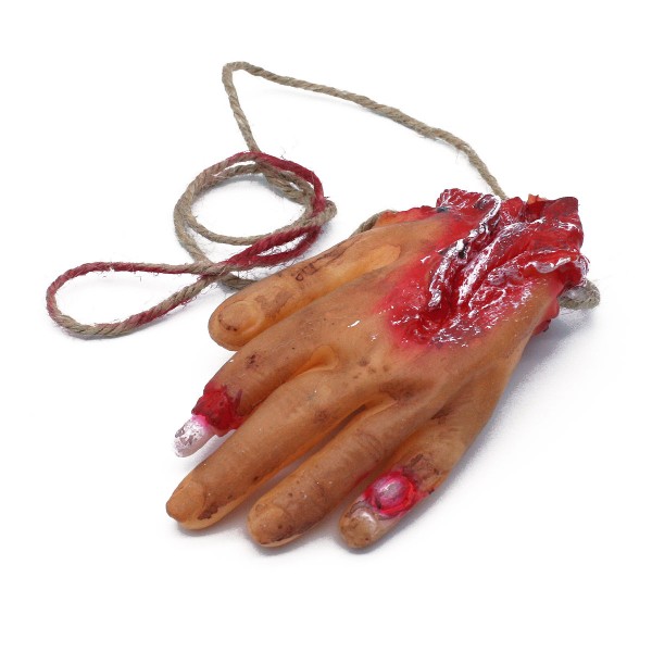 Halloween Kette abgehackte Hand