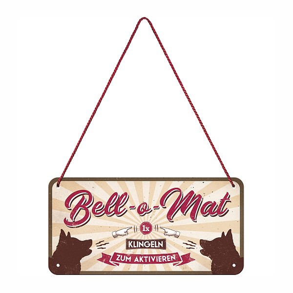 Blechschild Bell-o-Mat