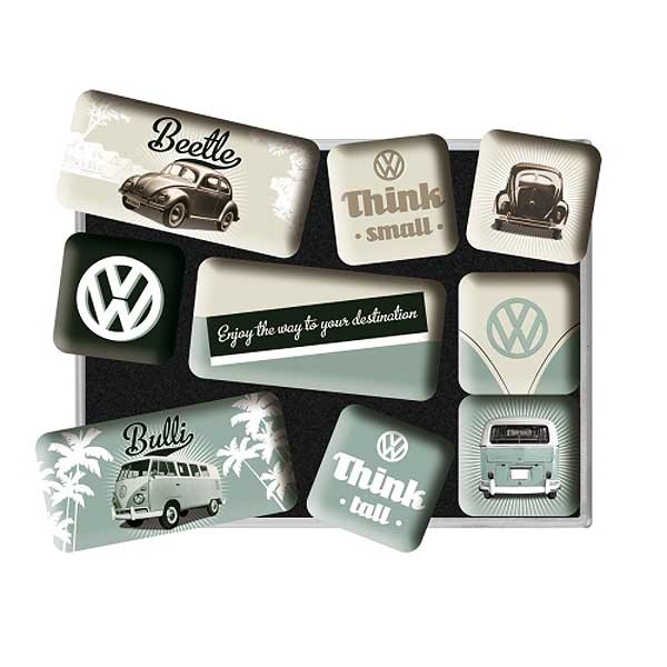 Magnet Set VW Think Small and Tall