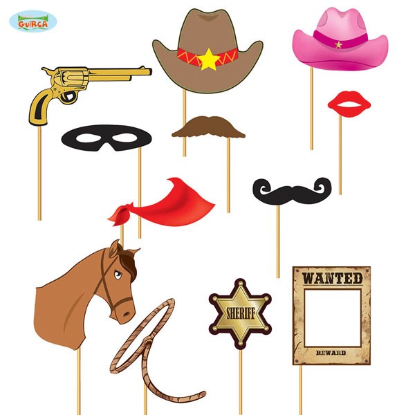 Foto Requisiten Set Wild West Party