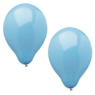 Luftballons hellblau 10er