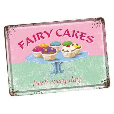 Blechpostkarte Fairy Cakes