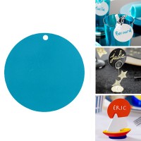 Namenskarten Platzkarten türkis rund Namenskarten Platzkarten türkis rund