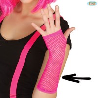Netzhandschuhe neon-pink Netzhandschuhe neon-pink