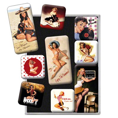 Magnet-Set PinUp Beach