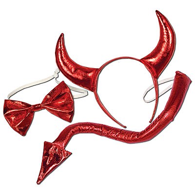 Party-Set Teufel glänzend