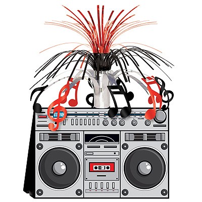 Tischdeko Ghettoblaster Cascade
