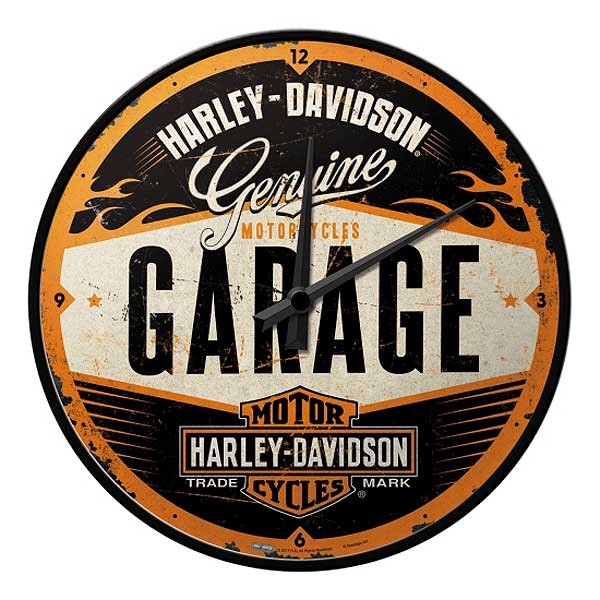Harley Davidson Wanduhr Motorcycles Garage