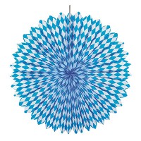 Wabenfächer Bayern blau weiß Wabenfächer Bayern blau weiß