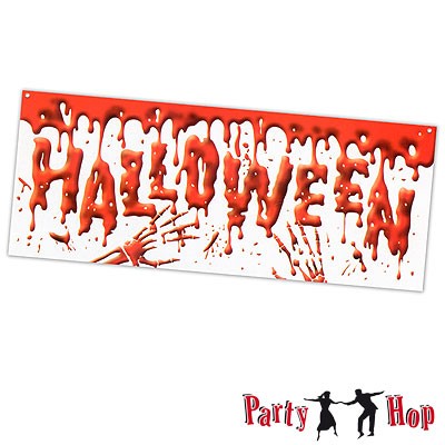 Banner Halloween Blutspritzer