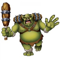 Partydeko großer Troll Partydeko großer Troll