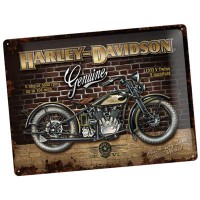 Blechschild Harley-Davidson Brick Wall  Blechschild Harley-Davidson Brick Wall