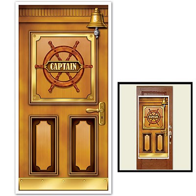 Partydeko Türposter Kapitänskajüte Captain