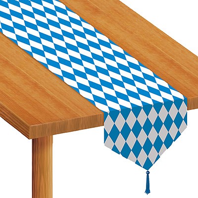 Tischläufer Bayern weiß blau