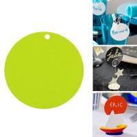 Runde Platzkarten hellgrün  Runde Platzkarten hellgrün