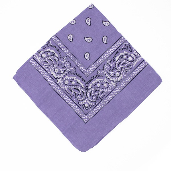 Lila Western Bandana Halstuch