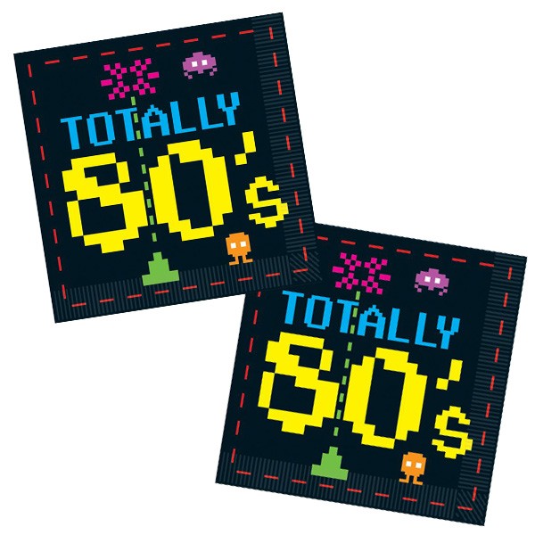 Servietten 80er Jahre Party Arcade