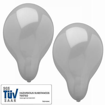 Luftballons silber 10er