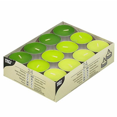 Teelichter kiwi kiwigrün maigrün