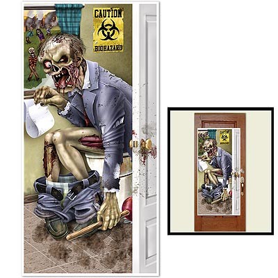 WC-Türposter Zombieklo