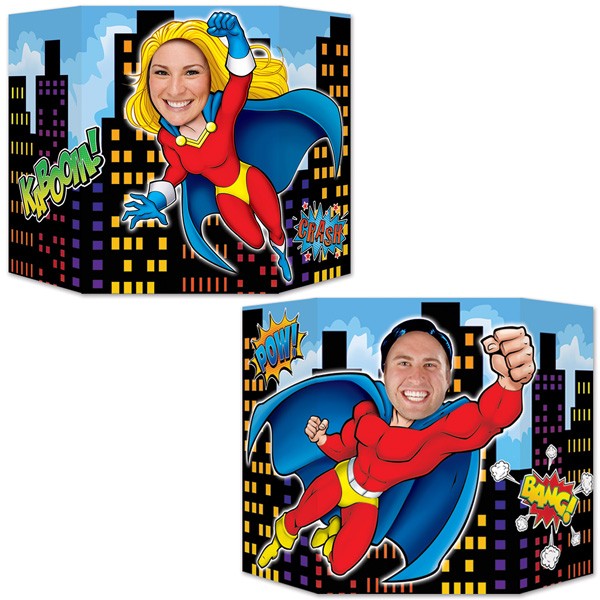 Foto-Stellwand Superhelden