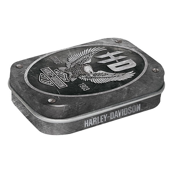 Pillendose Harley Davidson Metal Eagle