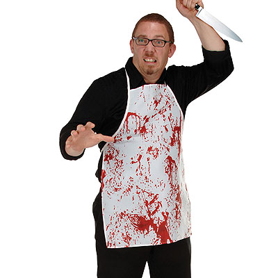 Party Schürze Blutspritzer Halloween Zubehör Horror Deko ...