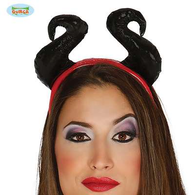 Teufelshörner Haarreif – Für Halloween Kostüm & Cosplay, Mit Strass-Details