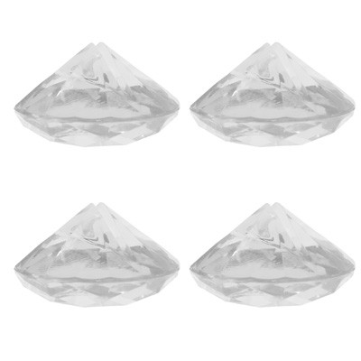 Platzkartenhalter Diamant kristall 