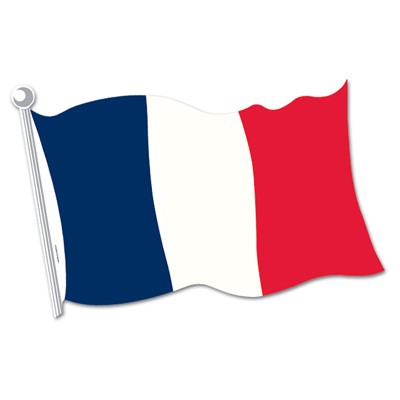 Partydeko Französische Flagge