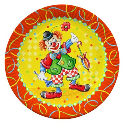 Pappteller Clown 
