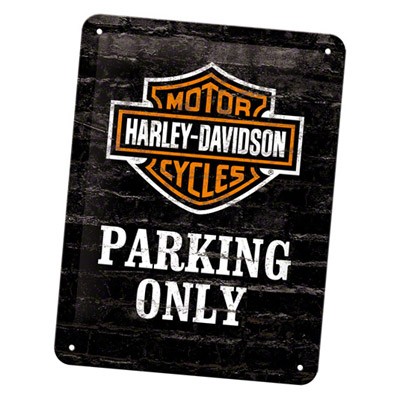 Blechschild Harley-Davidson Parking Only