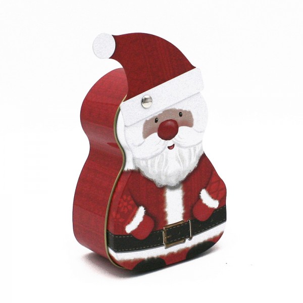 Kleine Weihnachts Blechdose Weihnachtsmann