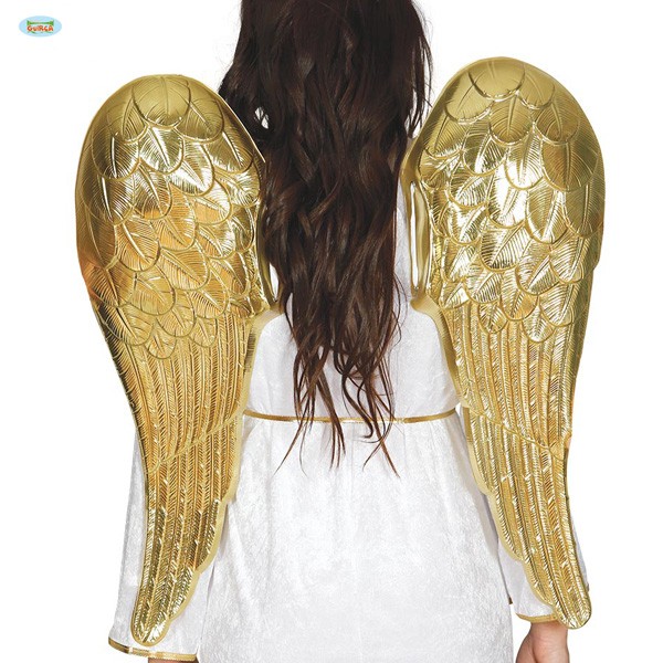 Engelsflügel gold Kunststoff 80cm