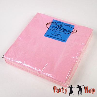 Papierservietten rosa 25 Stück