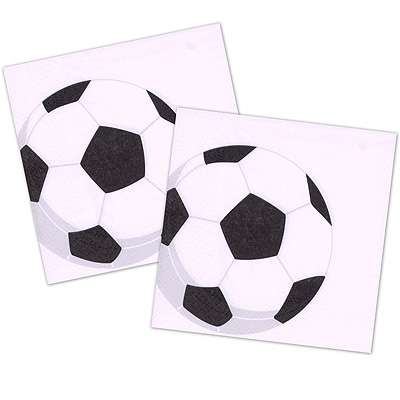 80 Stück Fußball-Servietten Für Deine Perfekte Fußballparty