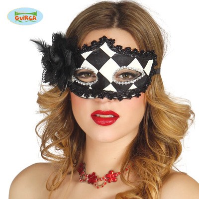 Halbmaske Harlekin