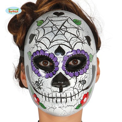 Day of the Dead Maske Spinnen