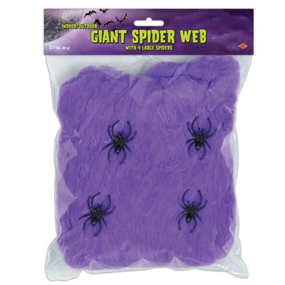 Spinnweben Spinnennetz lila
