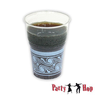 Kunststoffbecher transparent hellblau