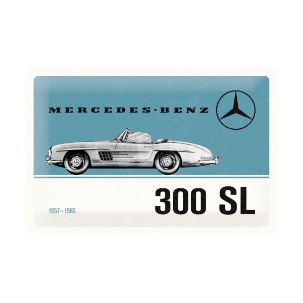 Mercedes Benz 300 SL Blechschild