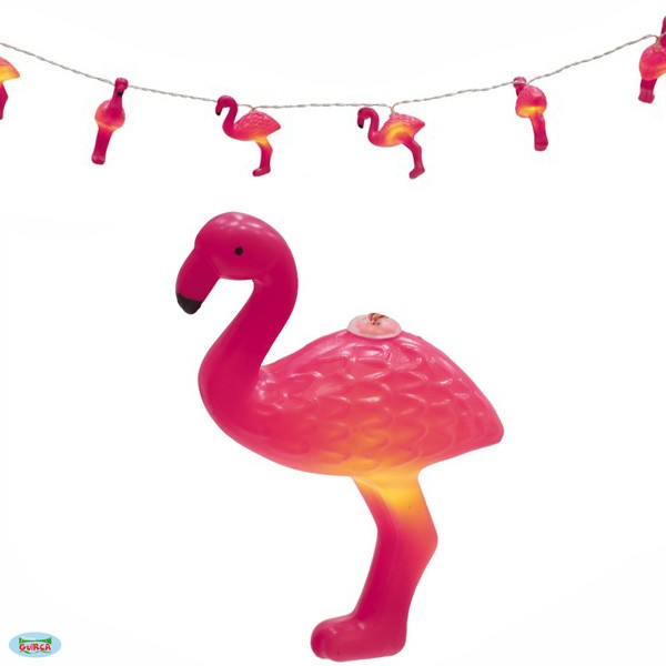Lichterkette Flamingo