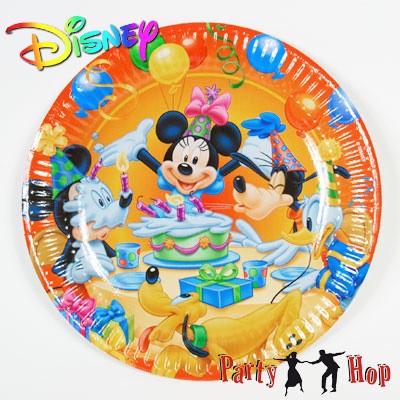 Pappteller Disney Mickey Geburtstag