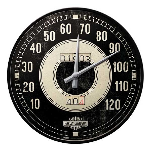 Harley Davidson Wanduhr Tacho