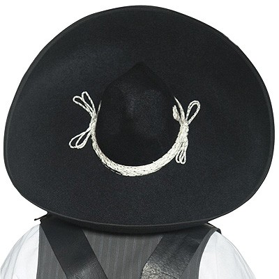 Mexikanischer Sombrero schwarz